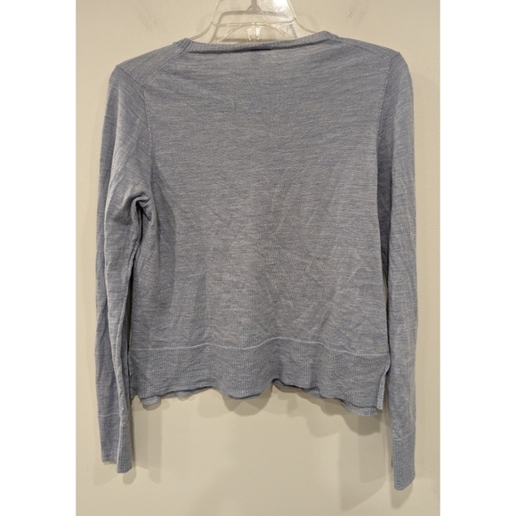 Eileen Fisher Light Blue Italian Yarn Long Sleeve Top Small - Picture 3 of 3